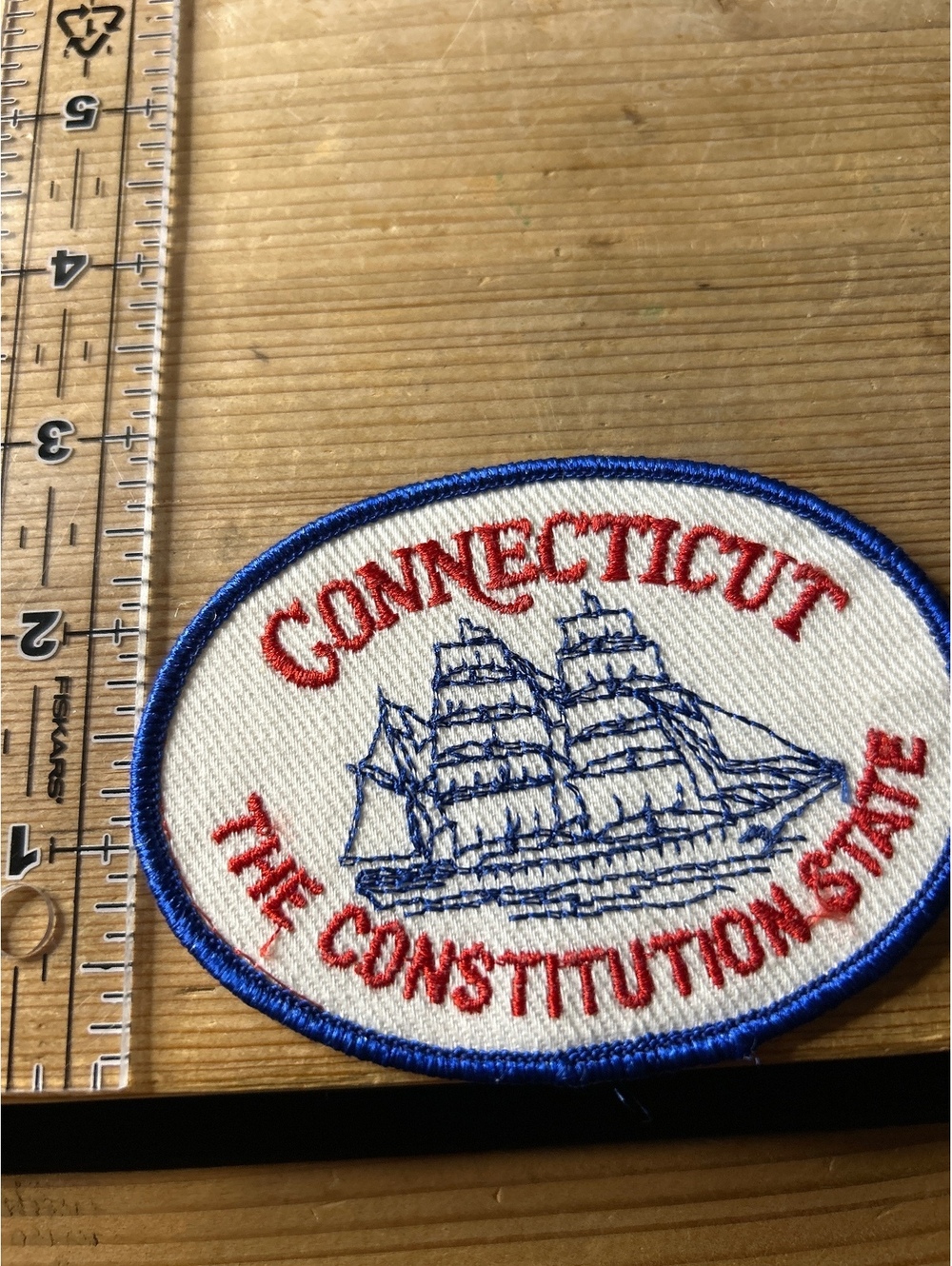 Connecticut The Constitution State Embroidered Patch
